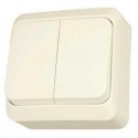 Выключатель 2-кл. Schneider-Electric Prima (10А, крем) WDE001150