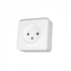 Розетка без заземления Schneider-Electric Prima (16А, белый) WDE001000