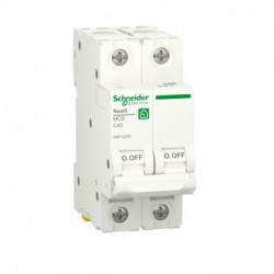 Автоматический выключатель Schneider-Electric RESI9 (2P, 40А, C) 6кА, R9F12240