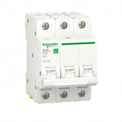 Автоматический выключатель Schneider-Electric RESI9 (3P, 63А, C) 6кА, R9F12363