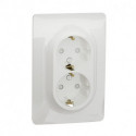 Розетка Schneider-Electric Unica New (16А, с з/к, белый) NU206718
