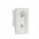 Розетка Schneider-Electric Unica New (16А, без з/к, 1-мод, белый) NU303118