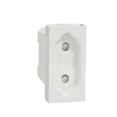 Розетка Schneider-Electric Unica New (16А, без з/к, 1-мод, белый) NU303118