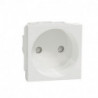 Розетка Schneider-Electric Unica New (16А, без з/к, 2-мод, белый) NU303318