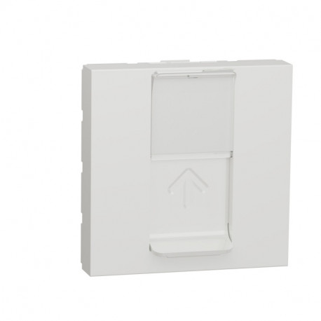 Розетка компьютерная Schneider-Electric Unica (RJ45, 2-мод, кат. 5е, UTP, белый) NU341118