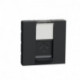 Розетка компьютерная Schneider-Electric Unica (RJ45, 2-мод, кат. 5е, UTP, антрацит) NU341154