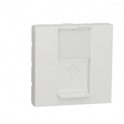 Розетка компьютерная Schneider-Electric Unica (RJ45, 2-мод, кат. 5е, UTP, белый) NU341118