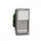 Розетка компьютерная Schneider-Electric Unica (RJ45, 1-мод, кат. 6е, UTP, алюминий) NU341430