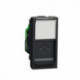 Розетка компьютерная Schneider-Electric Unica (RJ45, 1-мод, кат. 6е, UTP, алюминий) NU341454