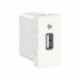 Розетка USB Schneider-Electric Unica New (1 USB тип A 5 В DC 1 A, белый) NU342818