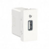 Розетка USB Schneider-Electric Unica New (1 USB тип A 5 В DC 1 A, белый) NU342818