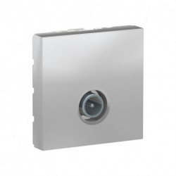 Розетка TV Schneider-Electric Unica New (2-мод, TV, алюминий) NU346230