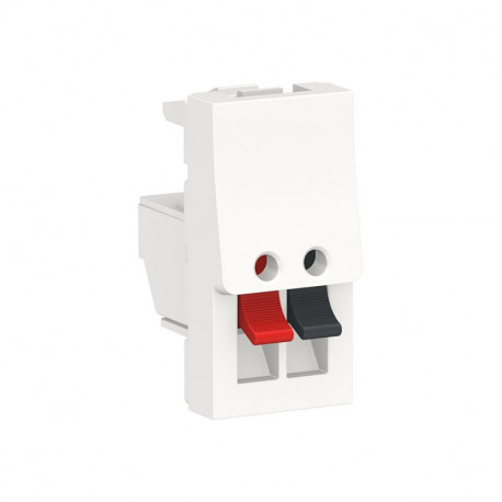 Розетка аудио Schneider-Electric Unica New (1-мод, белый) NU348718