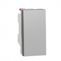 Выключатель 1-кл. Schneider-Electric Unica New (1-мод, алюминий) NU310130