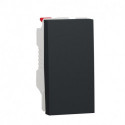 Выключатель 1-кл. Schneider-Electric Unica New (1-мод, антрацит) NU310154