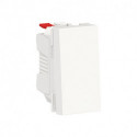 Выключатель 1-кл. кнопочный Schneider-Electric Unica New (1-мод, белый) NU346818