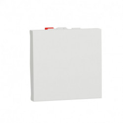 Выключатель 1-кл. кнопочный Schneider-Electric Unica New (2-мод, белый) NU320618