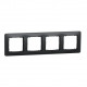 Рамка 4-постова колір Чорний Sedna Design SDD314804