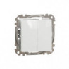 Перемикач 2-кл. SE Sedna Design SDD111108 білий