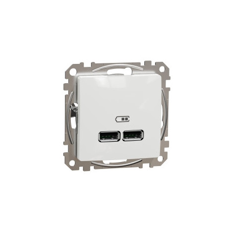 Розетка USB тип A+A 2,1A SE Sedna Design SDD111401 білий