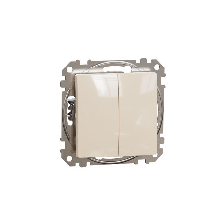 Вимикач 2-кл. SE Sedna Design SDD112105 крем
