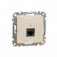 'Комп''ютерна розетка RJ45 кат. 5е UTP SE Sedna Design SDD112451 крем'