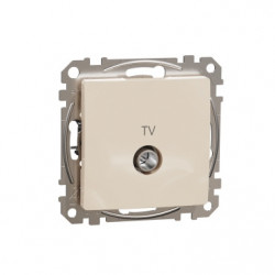Розетка TV кінцева 4 дб SE Sedna Design SDD112471 крем