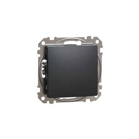 Вимикач 1-кл. SE Sedna Design SDD114101 Чорний