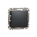 Вимикач 1-кл. SE Sedna Design SDD114101 Чорний
