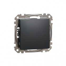 Перемикач 1-кл. SE Sedna Design SDD114106 Чорний