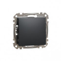 Перемикач 1-кл. SE Sedna Design SDD114106 Чорний