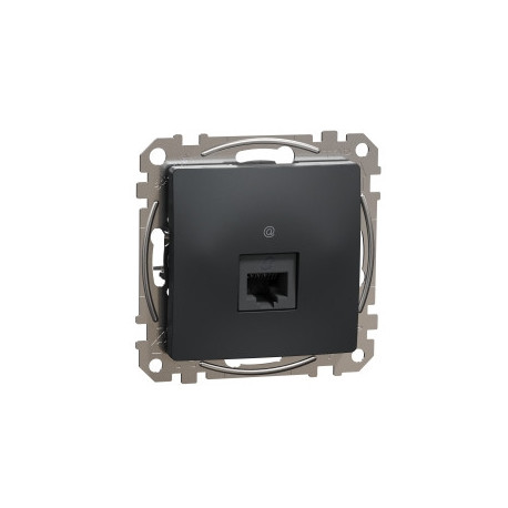 'Комп''ютерна розетка RJ45 кат. 5е UTP SE Sedna Design SDD114451 Чорний'