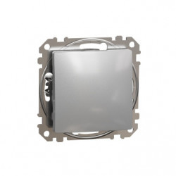 Перемикач 1-кл. SE Sedna Design SDD113106 Алюміній