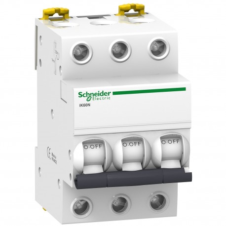 Автоматический выключатель Schneider-Electric Acti 9 (3P, 16А, D) 6кА, A9F75316