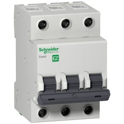 Автоматический выключатель Schneider-Electric Easy 9 (3Р, 63А, C) 4,5кА, EZ9F34363