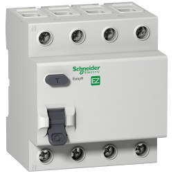 УЗО (4х63 А, 300mА, AC-63/0,3) Schneider-Electric Easy 9 EZ9R64463