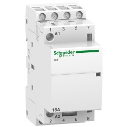 Контактор Schneider-Electric Acti 9 (4Н.О. 16А 230АС 2м)  A9C22814