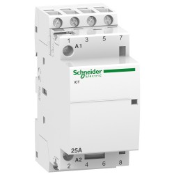 Контактор Schneider-Electric Acti 9 (4Н.О. 25А 24АС 2м)  A9C20134