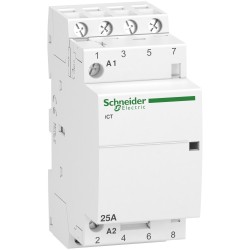 Контактор Schneider-Electric Acti 9 (4Н.О. 25А 230АС 2м)  A9C20834