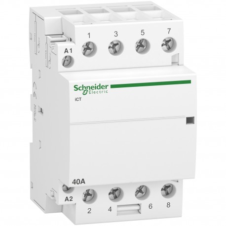 Контактор Schneider-Electric Acti 9 (4Н.О. 40А 230АС 3м)  A9C20844
